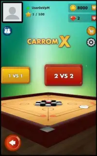 Carrom X: 3D Online Multiplayer Carrom Game Screen Shot 0