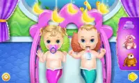 Mermaid Mommy Newborn Twins Screen Shot 4