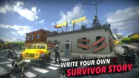 Zombie train - survival games Screen Shot 1