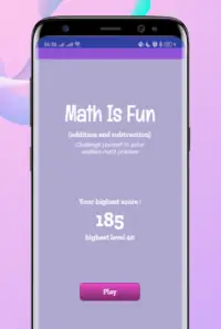 Math is Fun - Endless addition and subtraction Screen Shot 0