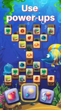 Fish Tiles: mahjong match game Screen Shot 2