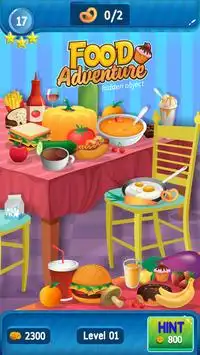 भोजन और रसोई छिपा उद्देश्य खेल Screen Shot 3