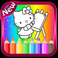 Coloring Pages for Kitty Fans Screen Shot 0