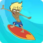 surf man stick game