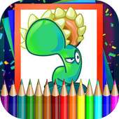 Coloring Book Plants vs Zombies