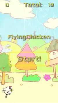 FlyingChicken〜タップでチキンを救え Screen Shot 0