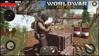 World War ww2 Firing battlegrounds: Free Gun Games Screen Shot 3
