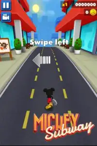 Subway Mickey Bus Epic Screen Shot 1