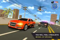 polis arabası vs gangster araba kovalamaca Screen Shot 6