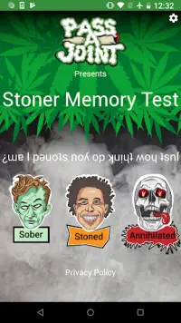 Stoner Memory Test: Buzzed Brain Weed Game Screen Shot 0