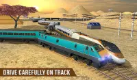 Train Driving Simulator 2017- Euro Speed Racing 3D Screen Shot 12