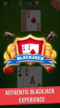 Blackjack 21 card game Screen Shot 5