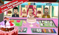 مصنع كعكة الزفاف الملكي: ألعاب صنع الكيك Screen Shot 0