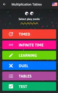 Multiplication Tables - Free Math Game Screen Shot 1