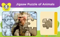 Kids jigsaw puzzle - Animals Zoo Game Screen Shot 4