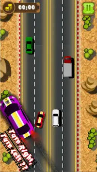 Mad Car Drive 2D: Crazy Driver Screen Shot 4