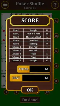 Poker Solitaire Screen Shot 3