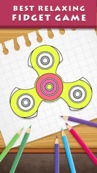 Fidget Spinner Coloring Pages Screen Shot 0