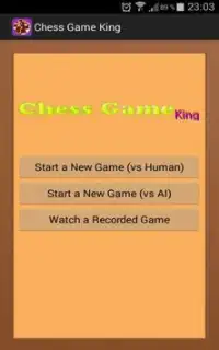 Chess Game King Screen Shot 1