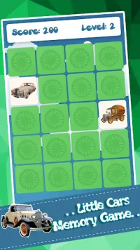 Cars Memory Game Screen Shot 3