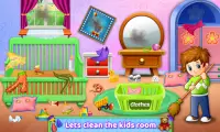 Home Cleanup Game | Doll House Cleaning | Doll set Screen Shot 4