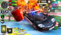 Police Car Stunts Racing Games Screen Shot 1