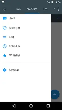 Calls Blacklist - Sekat panggilan dan SMS Screen Shot 4