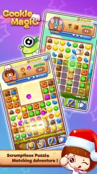 Cookie Magic 2019 - Free Match 3 Puzzle Game Screen Shot 3