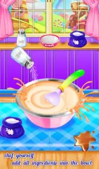 Princesa maquiagem mais cupcake maker: Kids Cake Screen Shot 1