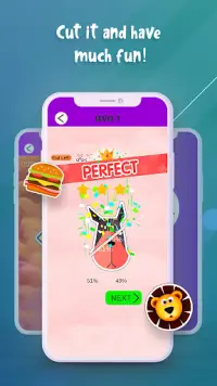 Perfect Slice – Cut It Puzzle Game Screen Shot 1