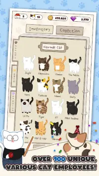 POP Cat Company : Idle Cat inc Tycoon Lovely Game Screen Shot 4