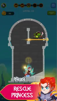 Hero Rescue 3: Pull Pin puzzle game 2021 Screen Shot 2