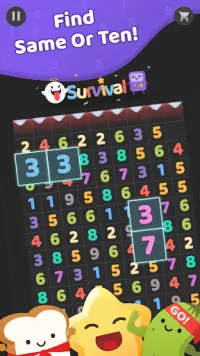 Number Puzzle - Same Or Ten Screen Shot 0