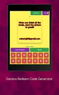 Garena Redeem Code Generator Screen Shot 12