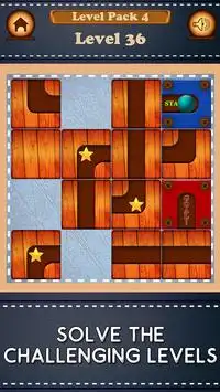 Unblock and Roll the Ball - Sliding Puzzle Game Screen Shot 1