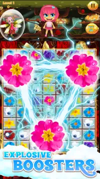 Flowers Blast - flower games Screen Shot 2