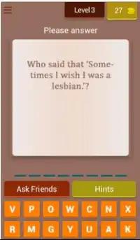 Friends quiz game Screen Shot 3