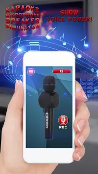 Karaoke Microphone Speaker Sim Screen Shot 1