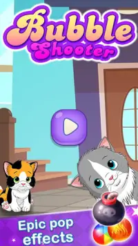 Bubble Cat Rescue Screen Shot 1