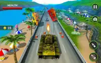 सेना टैंक ट्रैफिक रेसर - फ्री टैक्सी ड्राइविंग गेम Screen Shot 0