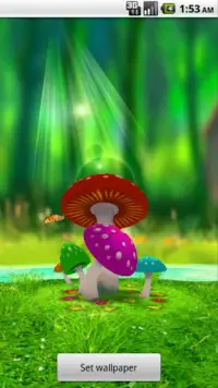 3D Mushroom Garden Screen Shot 0