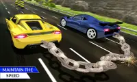 Chained Cars Rival Racing Impossible Stunt Driving Screen Shot 4