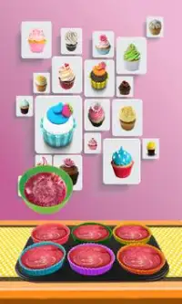 कप केक खाना पकाने के खेल Screen Shot 3