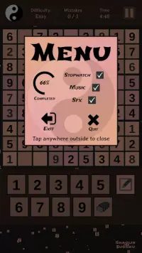 Shaolin Sudoku - The Yin Yang Screen Shot 3