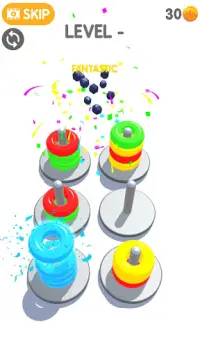 Color Sort 3D: Fun Hoop Stack Sorting Puzzle Screen Shot 0