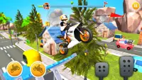 Cartoon Cycle Racing Game 3D Screen Shot 3
