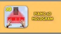 Piano Projector Hologram Prank Screen Shot 1