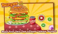 Burger Maker–Kids Cooking Game Screen Shot 0