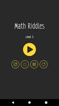 Math Riddles Quiz Screen Shot 0