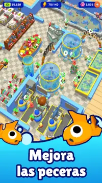 Idle Aquarium: Zoo Acuático Screen Shot 1